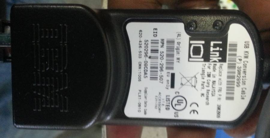 IBM USB KVM Conversation Cable 39M2899