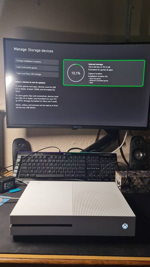 MICROSOFT XBOX ONE S, 1 TB (CONSOLE ONLY) - Fully Tested and working 100%