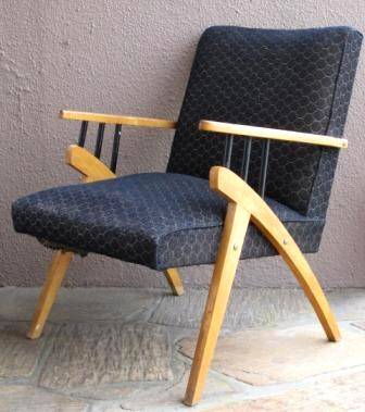 Mid century, 1950s, Danish beech wood armchair
