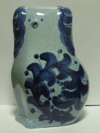 Rare mid century Scandinavian stoneware dog sculpture by Gustavsberg Sweden