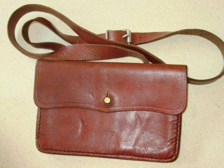 Antique Leather Telegram Bag