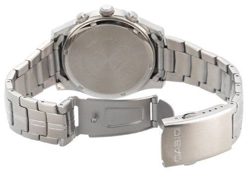 NEW: Casio Men's Slide Rule Bezel Aviator Stainless Steel Watch
