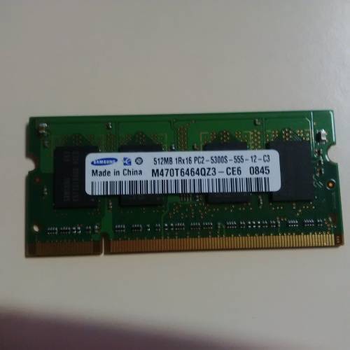 Samsung 512 MB PC2-5300 DDR2-667 667MHz Laptop RAM