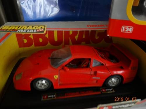 Ferrari F40 (1987)+ Lambo DIABLO + Jag XK 120 Roadster  -1:24 - Bburago  - Awesome Set Together  .