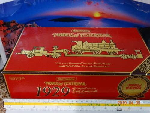 MatchBox - Models of Yesteryear - 100 Ton Truck+Trailer_Loco  -WOW -  SPECIAL  EDT