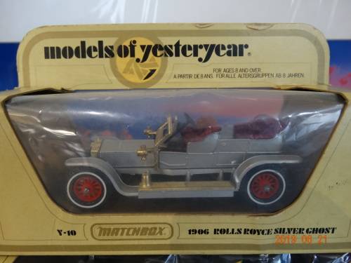 MatchBox X 4 CARS  - Models of Yesteryear -1:43 - Rolls Royce,Bugatti T44 , Packard V - Awesome Set