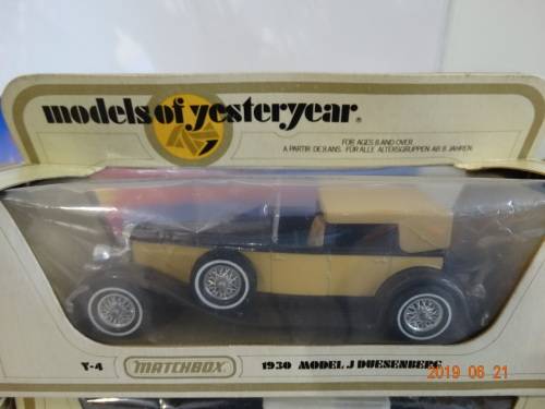 MatchBox X 4 CARS  - Models of Yesteryear -1:43 - Rolls Royce,Bugatti T44 , Packard V - Awesome Set
