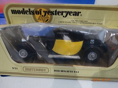 MatchBox X 4 CARS  - Models of Yesteryear -1:43 - Rolls Royce,Bugatti T44 , Packard V - Awesome Set