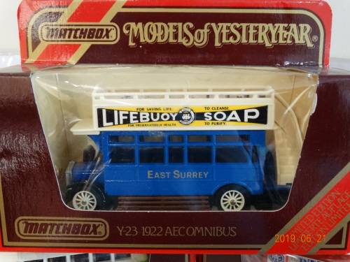 Matchbox X 5 - Models of Yesteryear -1:43 Buses and Coaches-leyland,AEC,Tramcar etc - Awesome Set