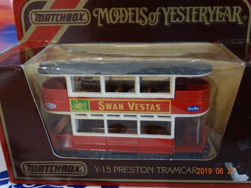 Matchbox X 5 - Models of Yesteryear -1:43 Buses and Coaches-leyland,AEC,Tramcar etc - Awesome Set
