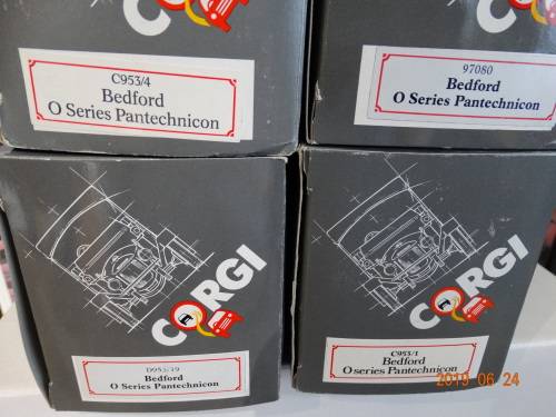 Corgi -4 X Bedford O Pantechnicon -  1 x Limited Ed -Hard to Find Items - Bargain