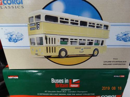 Corgi -2 X  Double Deck Buses - 2 Box sets - 2 x Limited Ed + Cert - Hard to Find Items - Bargain