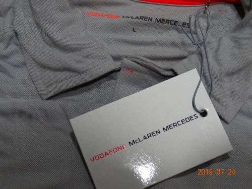 Mclaren Mercedes - Polo Lifestyle Team Shirt for Men - L- Brand New - Official Gear - WOW