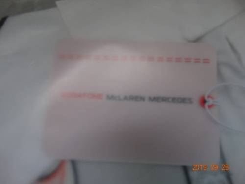 Mclaren Mercedes Vodafone - Team Shirt for Men - L-  50th Anniversar Brand New - Official Gear - WOW