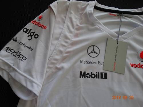 Mclaren Mercedes Vodafone  - T-Shirt for Men - XL- Print - Official Gear - WOW