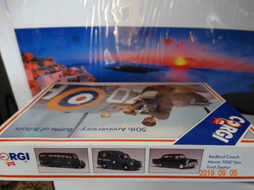 Corgi x 3 Models - Box set  - Battle of Britain - 50th Aniversary -  Ltd Edition -Hard to Find Items
