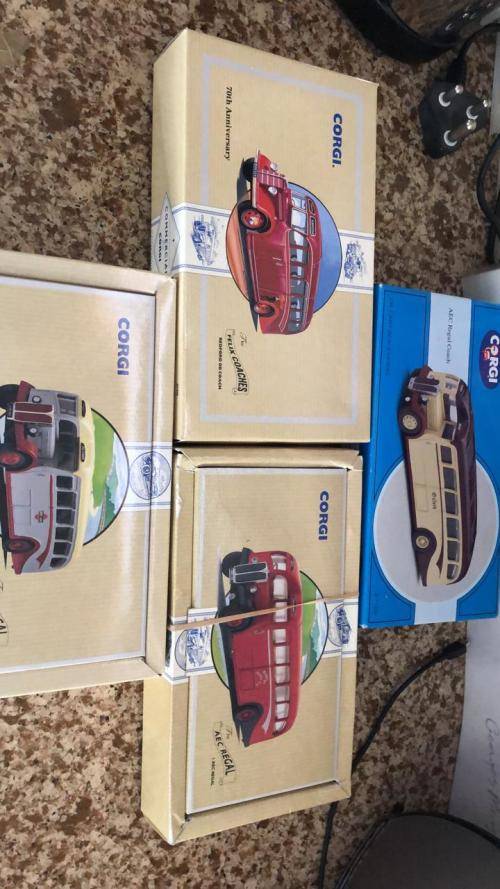 Corgi x 4 - box sets - Coaches - some Hard to Find Items - reduced to go prices