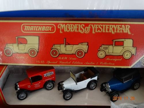 MatchBox - Models of Yesteryear -x 3 box sets  -  includes -YS 65 (special limited ed)  -  WOW