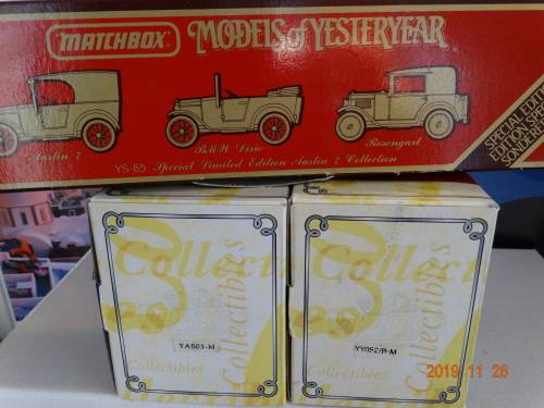 MatchBox - Models of Yesteryear -x 3 box sets  -  includes -YS 65 (special limited ed)  -  WOW