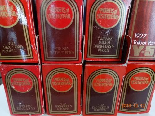 Matchbox of Yesteryear  - 8 Models  - reduced to go prices + ltd editions  WOW