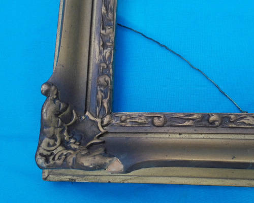 Wooden Frame with gold gilding