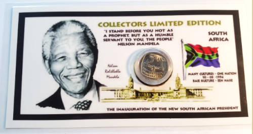 SPECIAL !! Collectors Limited Edition Nelson Mandela 1994 R5