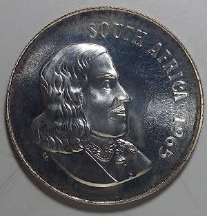 GREAT 1965 PROOF ENGLISH SILVER RAND (TONED)