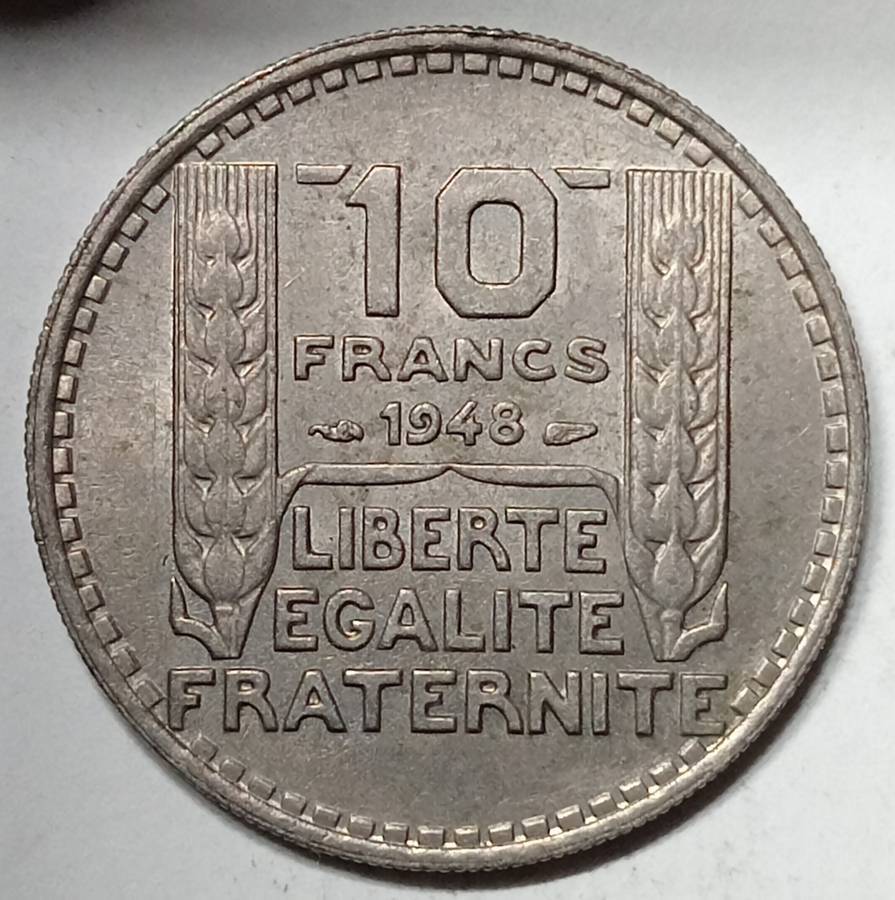 BRILLIANT 1948 France 1O FRANCS - AU