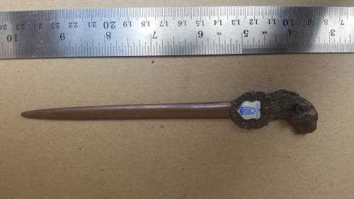 Vintage! - WARMBAD - Leopard - Bronze Letter Opener