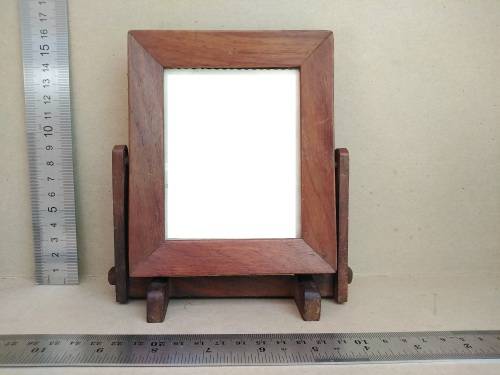 Vintage! Solid Wooden Table Top Swing Picture Frame From 1960`s /1970`s