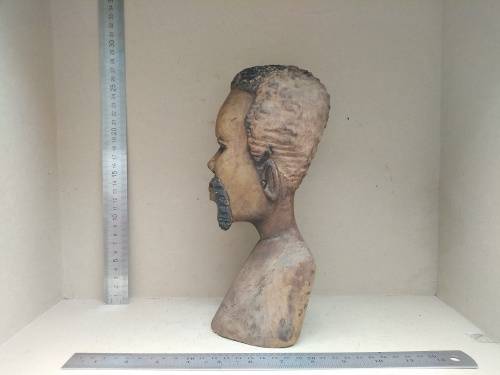 Africana! Hand Carved Wooden Bust - Shona Male