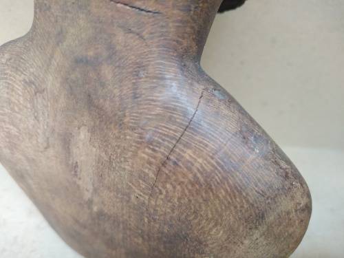 Africana! Hand Carved Wooden Bust - Shona Male