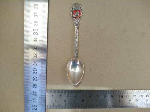 Vintage! Souvenir Spoon - Antiko 800 German Silver - Bensheim