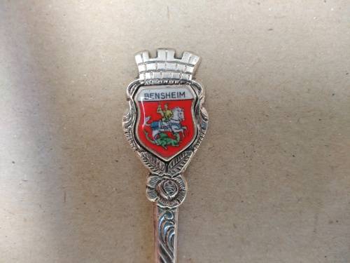 Vintage! Souvenir Spoon - Antiko 800 German Silver - Bensheim