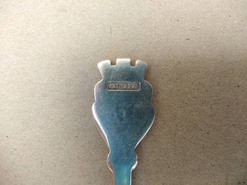 Vintage! Souvenir Spoon - Antiko 800 German Silver - Bensheim