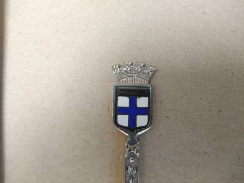 Vintage! Collector (demitasse) Spoon - Silver Alloy ? - France -  Marseille