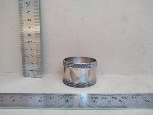 Vintage! - Silver Plated Copper - Beautifully Machined - Napkin Ring