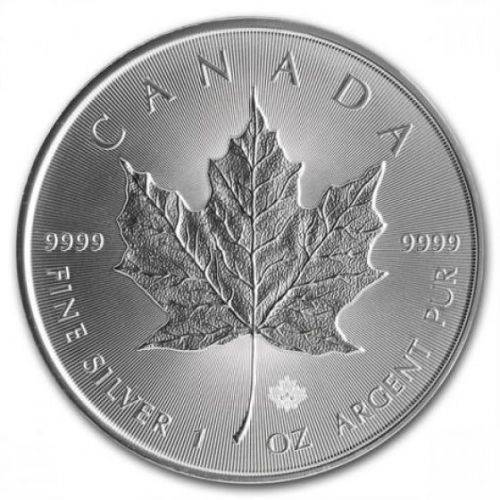 SALE ! .999 Fine Silver - 1 Oz - 2016 Canadian Silver Maple - BU