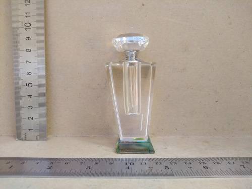 (Empty) Perfume Bottle - Faceted Crystal / Cut Glass - Maria Garcia