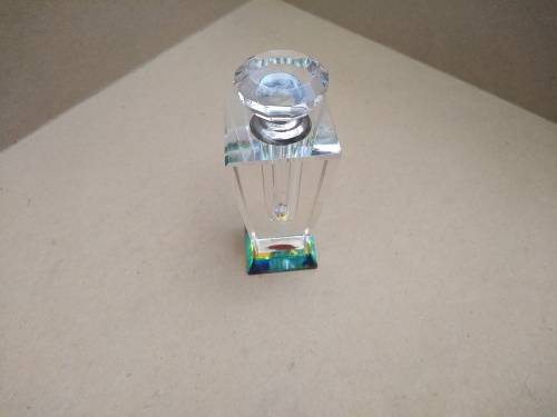 (Empty) Perfume Bottle - Faceted Crystal / Cut Glass - Maria Garcia