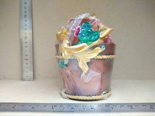 Feng Shui - Wealth Pot - Bucket With Ingots And Gold Coins