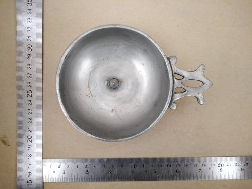 Vintage! Sintra - Pewter - Spike Candle Holder With Handle