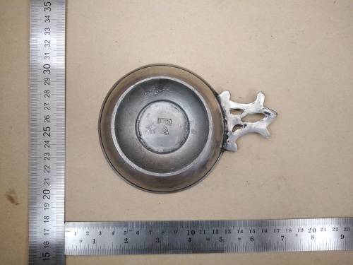 Vintage! Sintra - Pewter - Spike Candle Holder With Handle