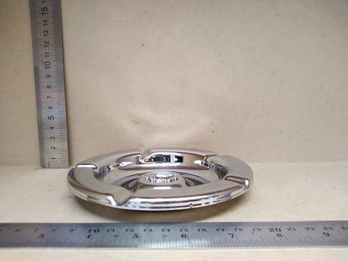 Vintage! Saldhana Souvenir - Round Chrome - Ashtray