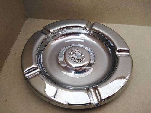 Vintage! Saldhana Souvenir - Round Chrome - Ashtray
