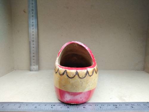 Vintage! Large Dutch Windmill Wooden Clog - Holland