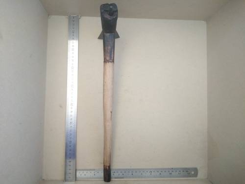 Africana!  Katima - Namibia Tribal Transpierced Axe / Hoe / Hatchet