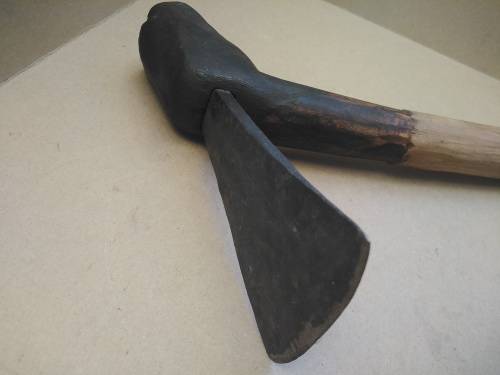 Africana!  Katima - Namibia Tribal Transpierced Axe / Hoe / Hatchet