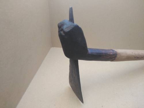 Africana!  Katima - Namibia Tribal Transpierced Axe / Hoe / Hatchet