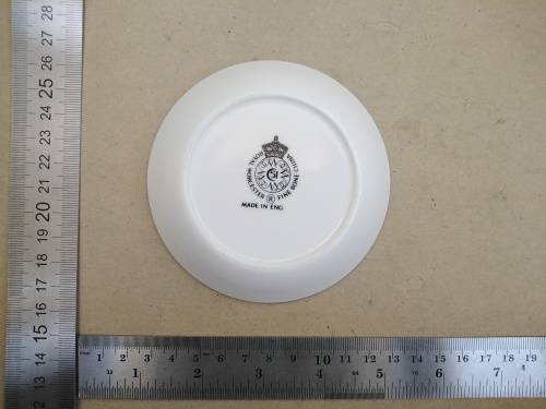 Vintage! England - Royal Worcester -  Bone China - Small Pin Dish With Flowers (In original Box)